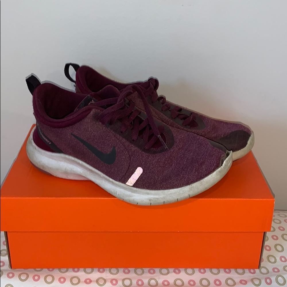 Dark purple Nike sneakers